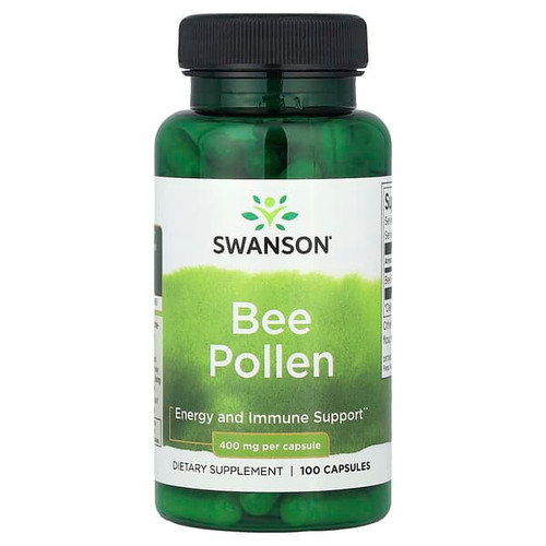 <img alt="Swanson Vitamins, Bee Pollen, 400 mg, 100 Capsules" title="Swanson Vitamins, Bee Pollen, 400 mg, 100 Capsules,879452005563"