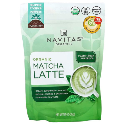 <img alt="Navitas Organics, Organic Matcha Latte, 11.1 oz (315 g)" title="Navitas Organics, Organic Matcha Latte, 11.1 oz (315 g),845296011947"