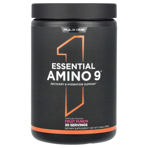 <img alt="Rule One Proteins, Essential Amino 9, Fruit Punch, 11.64 oz (330 g)" title="Rule One Proteins, Essential Amino 9, Fruit Punch, 11.64 oz (330 g),810029808262"