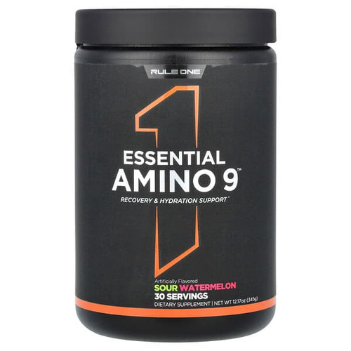 <img alt="Rule One Proteins, Essential Amino 9, Sour Watermelon, 12.17 oz (345 g)" title="Rule One Proteins, Essential Amino 9, Sour Watermelon, 12.17 oz (345 g),693749780021"