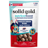 <img alt="Solid Gold, Nutrientboost, Freeze Dried Raw Meal Topper, For Dogs, All Ages, Beef & Pumpkin Recipe, 12.5 oz (354 g)" title="Solid Gold, Nutrientboost, Freeze Dried Raw Meal Topper, For Dogs, All Ages, Beef & Pumpkin Recipe, 12.5 oz (354 g),849409002266"