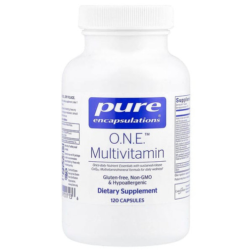 <img alt="Pure Encapsulations, O.N.E.,Multivitamin, 120 Capsules" title="Pure Encapsulations, O.N.E.,Multivitamin, 120 Capsules,850069023362"