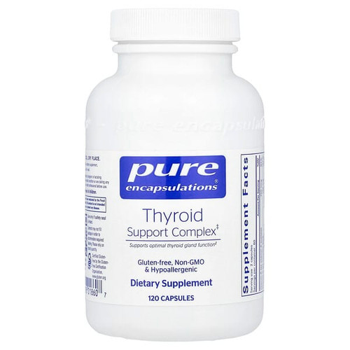 <img alt="Pure Encapsulations, Thyroid Support Complex , 120 Capsules" title="Pure Encapsulations, Thyroid Support Complex , 120 Capsules,850452007115"