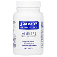 <img alt="Pure Encapsulations, Multi T-D, 120 Capsules" title="Pure Encapsulations, Multi T-D, 120 Capsules,793888978638"