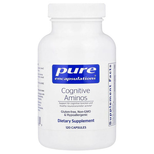<img alt="Pure Encapsulations, Cognitive Aminos, 120 Capsules" title="Pure Encapsulations, Cognitive Aminos, 120 Capsules,850047451255"