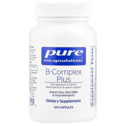<img alt="Pure Encapsulations, B-Complex Plus, 120 Capsules" title="Pure Encapsulations, B-Complex Plus, 120 Capsules,755571937476"