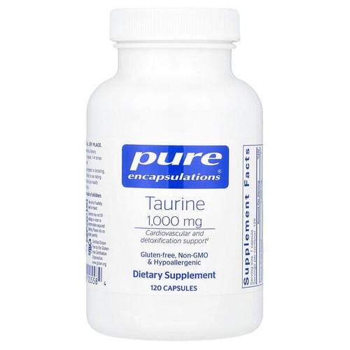 <img alt="Pure Encapsulations, Taurine, 1,000 mg, 120 Capsules" title="Pure Encapsulations, Taurine, 1,000 mg, 120 Capsules,850016323002"
