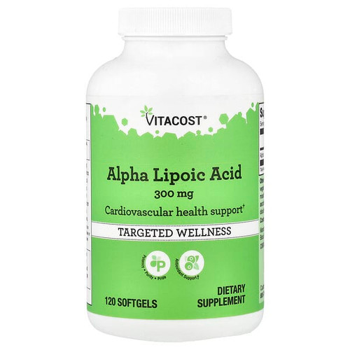 <img alt="Vitacost, Alpha Lipoic Acid, 300 mg, 120 Softgels" title="Vitacost, Alpha Lipoic Acid, 300 mg, 120 Softgels,"