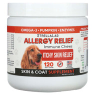 <img alt="StrellaLab, Allergy Relief, Immune Chews, For Dogs, Bacon, 120 Soft Chews, 9.3 oz (264 g)" title="StrellaLab, Allergy Relief, Immune Chews, For Dogs, Bacon, 120 Soft Chews, 9.3 oz (264 g),"