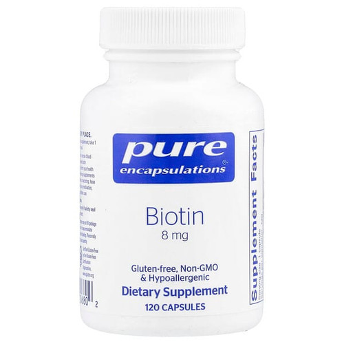 <img alt="Pure Encapsulations, Biotin, 8 mg, 120 Capsules" title="Pure Encapsulations, Biotin, 8 mg, 120 Capsules,"
