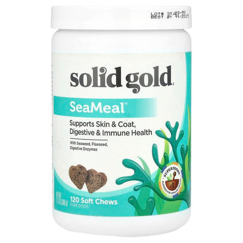<img alt="Solid Gold, SeaMeal, For Dogs, 120 Soft Chews, 12.7 oz (360 g)" title="Solid Gold, SeaMeal, For Dogs, 120 Soft Chews, 12.7 oz (360 g),"