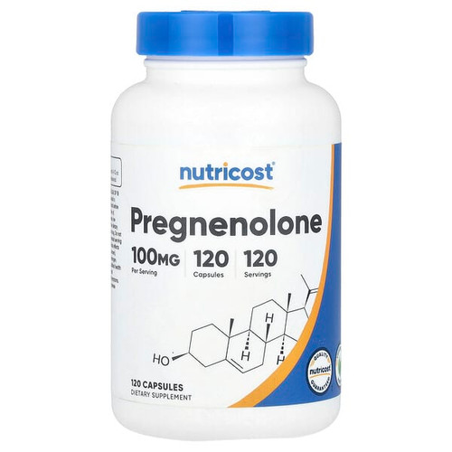 <img alt="Nutricost, Pregnenolone, 100 mg, 120 Capsules" title="Nutricost, Pregnenolone, 100 mg, 120 Capsules,"