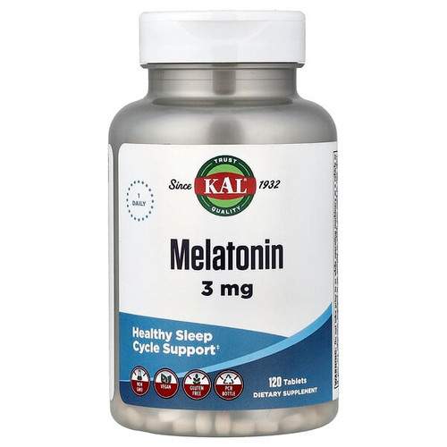 <img alt="KAL, Melatonin, 120 Tablets" title="KAL, Melatonin, 120 Tablets,"