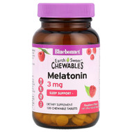 <img alt="Bluebonnet Nutrition, EarthSweet Chewables, Melatonin, Raspberry, 3 mg, 120 Chewable Tablets" title="Bluebonnet Nutrition, EarthSweet Chewables, Melatonin, Raspberry, 3 mg, 120 Chewable Tablets,"