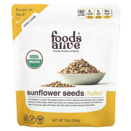 <img alt="Foods Alive, Organic Sunflower Seeds, Hulled, 12 oz (340 g)" title="Foods Alive, Organic Sunflower Seeds, Hulled, 12 oz (340 g),"