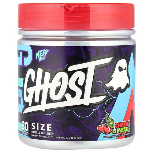 <img alt="Ghost, Size, Muscle Builder, Cherry Limeade, 13.2 oz (375 g)" title="Ghost, Size, Muscle Builder, Cherry Limeade, 13.2 oz (375 g),"