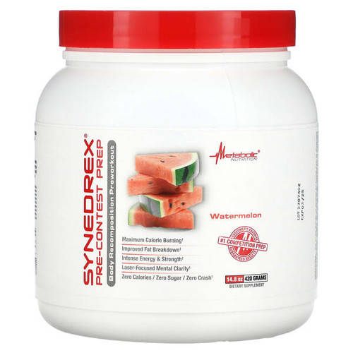 <img alt="Metabolic Nutrition, Synedrex, Pre-Contest Prep, Watermelon, 14.8 oz (420 g)" title="Metabolic Nutrition, Synedrex, Pre-Contest Prep, Watermelon, 14.8 oz (420 g),"