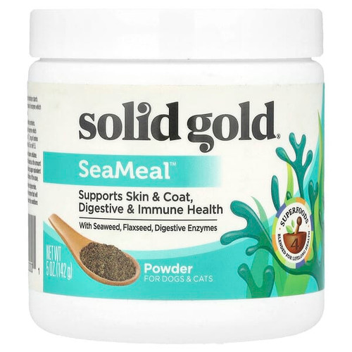 <img alt="Solid Gold, SeaMeal,Powder, For Dogs & Cats , 5 oz (142 g)" title="Solid Gold, SeaMeal,Powder, For Dogs & Cats , 5 oz (142 g),"