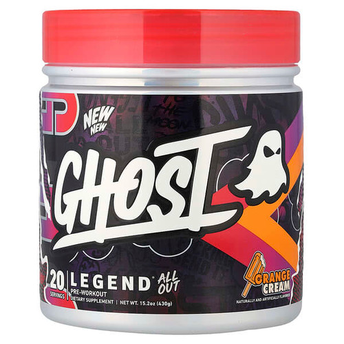 <img alt="Ghost, Legend All Out Pre-Workout, Orange Cream, 15.2 oz (430 g)" title="Ghost, Legend All Out Pre-Workout, Orange Cream, 15.2 oz (430 g),"