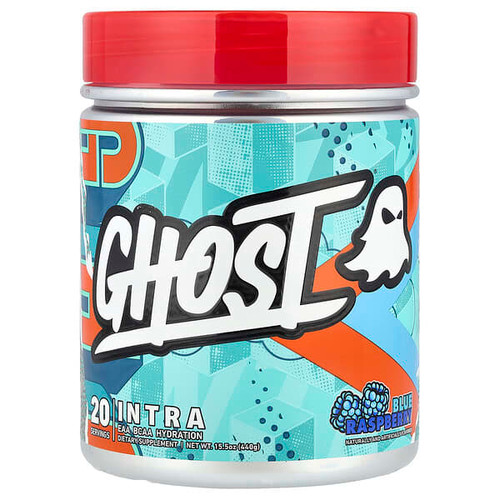 <img alt="Ghost, Intra, Blue Raspberry, 15.5 oz (440 g)" title="Ghost, Intra, Blue Raspberry, 15.5 oz (440 g),"
