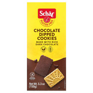 <img alt="Schar, Gluten Free Chocolate-Dipped Cookies, 5.3 oz (150 g)" title="Schar, Gluten Free Chocolate-Dipped Cookies, 5.3 oz (150 g),"