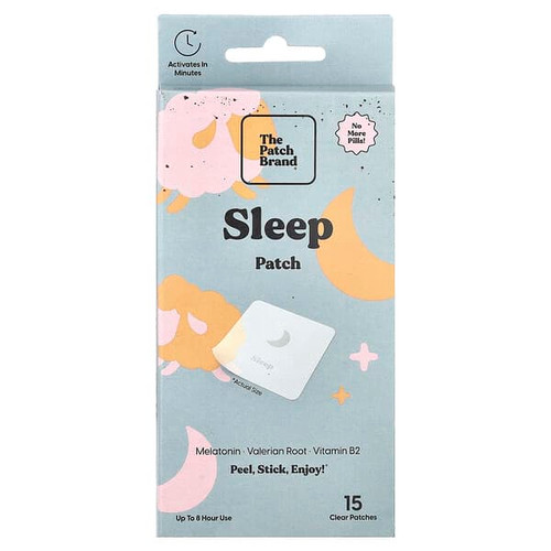 <img alt="The Patch Brand, Sleep Patch, 15 Clear Patches" title="The Patch Brand, Sleep Patch, 15 Clear Patches,"