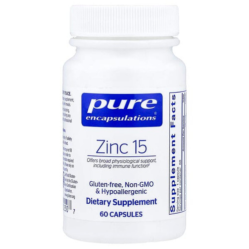 <img alt="Pure Encapsulations, Zinc 15, 60 Capsules (15 mg per Capsule)" title="Pure Encapsulations, Zinc 15, 60 Capsules (15 mg per Capsule),"