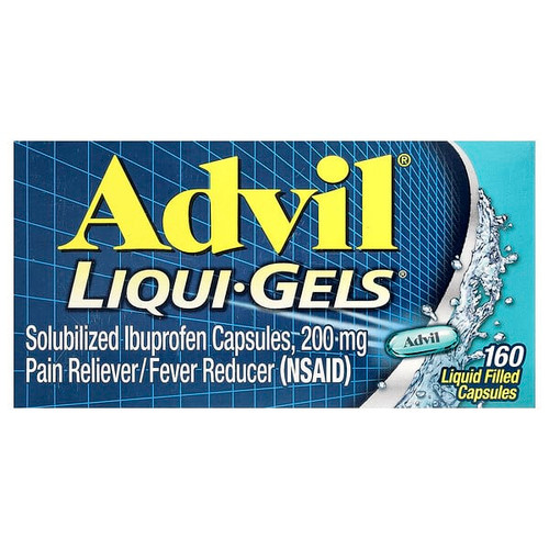 <img alt="Advil, Liqui-Gels, 200 mg, 160 Liquid Filled Capsules" title="Advil, Liqui-Gels, 200 mg, 160 Liquid Filled Capsules,"