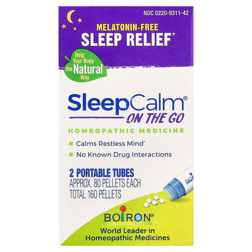 <img alt="Boiron, SleepCalm On The Go, 2 Portable Tubes, 80 Pellets Each" title="Boiron, SleepCalm On The Go, 2 Portable Tubes, 80 Pellets Each,"