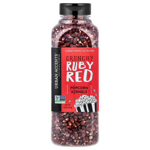<img alt="Urban Accents, Popcorn Kernels, Crunchy Ruby Red , 16 oz (454 g)" title="Urban Accents, Popcorn Kernels, Crunchy Ruby Red , 16 oz (454 g),"
