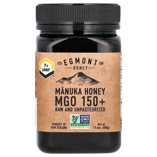 <img alt="Egmont Honey, Manuka Honey, Raw And Unpasteurized, UMF,7+, MGO 150+, 17.6 oz (500 g)" title="Egmont Honey, Manuka Honey, Raw And Unpasteurized, UMF,7+, MGO 150+, 17.6 oz (500 g),"