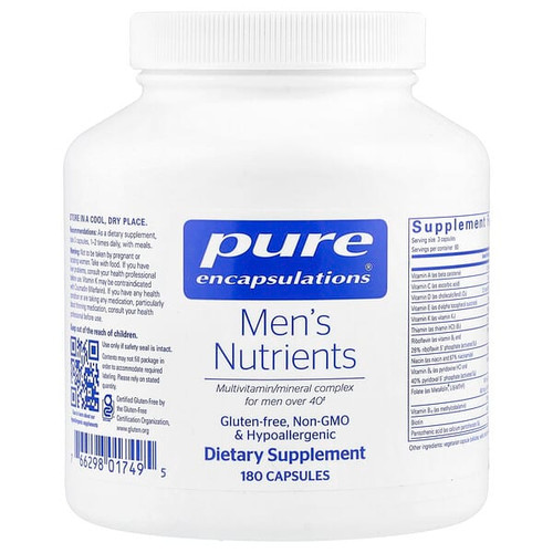 <img alt="Pure Encapsulations, Mens Nutrients, 180 Capsules" title="Pure Encapsulations, Mens Nutrients, 180 Capsules,"
