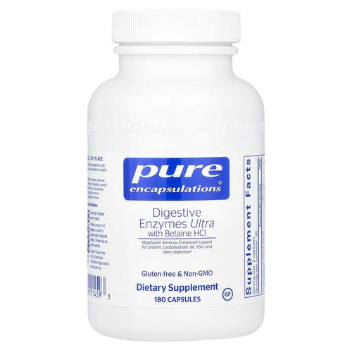 <img alt="Pure Encapsulations, Digestive Enzymes Ultra with Betaine HCl, 180 Capsules" title="Pure Encapsulations, Digestive Enzymes Ultra with Betaine HCl, 180 Capsules,"