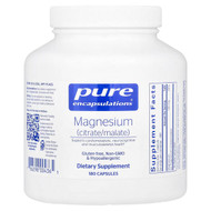 <img alt="Pure Encapsulations, Magnesium (Citrate-Malate), 180 Capsules" title="Pure Encapsulations, Magnesium (Citrate-Malate), 180 Capsules,"