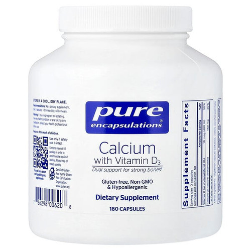 <img alt="Pure Encapsulations, Calcium With Vitamin D3, 180 Capsules" title="Pure Encapsulations, Calcium With Vitamin D3, 180 Capsules,"