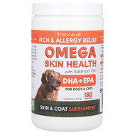 <img alt="StrellaLab, Omega Skin Health with Salmon Oil, For Dogs & Cats, 180 Soft Chews, 18 oz (513 g)" title="StrellaLab, Omega Skin Health with Salmon Oil, For Dogs & Cats, 180 Soft Chews, 18 oz (513 g),"