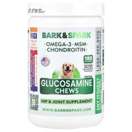<img alt="Bark&Spark, Glucosamine Chews, For Dogs And Cats, Bacon, 180 Soft Chews, 15 oz (432 g)" title="Bark&Spark, Glucosamine Chews, For Dogs And Cats, Bacon, 180 Soft Chews, 15 oz (432 g),"