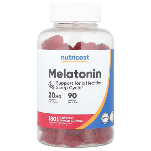 <img alt="Nutricost, Melatonin Gummies, Strawberry, 180 Gummies (10 mg per Gummy)" title="Nutricost, Melatonin Gummies, Strawberry, 180 Gummies (10 mg per Gummy),"
