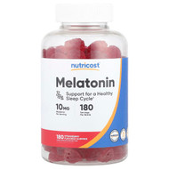 <img alt="Nutricost, Melatonin Gummies, Strawberry, 10 mg, 180 Gummies" title="Nutricost, Melatonin Gummies, Strawberry, 10 mg, 180 Gummies,"