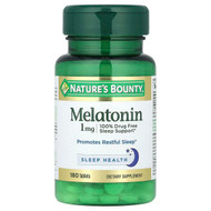 <img alt="Natures Bounty, Melatonin, 1 mg, 180 Tablets" title="Natures Bounty, Melatonin, 1 mg, 180 Tablets,"