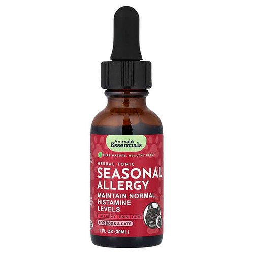 <img alt="Animal Essentials, Seasonal Allergy, For Dogs & Cats, 1 fl oz (30 ml)" title="Animal Essentials, Seasonal Allergy, For Dogs & Cats, 1 fl oz (30 ml),"