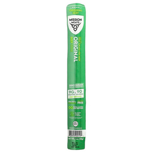 <img alt="Mission Meats, Original Beef Stick, 1 oz (28 g)" title="Mission Meats, Original Beef Stick, 1 oz (28 g),"