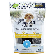 <img alt="ProDen, PlaqueOff System, Mini Dental Care Bones, For Small and Toy Dogs, Peanut Butter & Banana, 20 Bones, 12 oz (340 g)" title="ProDen, PlaqueOff System, Mini Dental Care Bones, For Small and Toy Dogs, Peanut Butter & Banana, 20 Bones, 12 oz (340 g),"