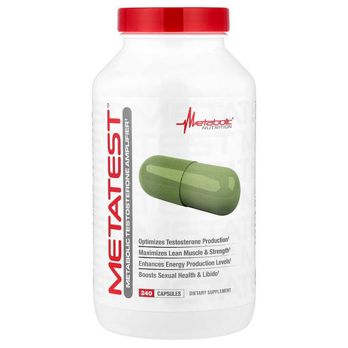 <img alt="Metabolic Nutrition, Metatest, 240 Capsules" title="Metabolic Nutrition, Metatest, 240 Capsules,"