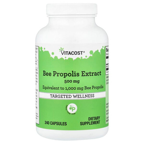 <img alt="Vitacost, Bee Propolis Extract, 500 mg, 240 Capsules" title="Vitacost, Bee Propolis Extract, 500 mg, 240 Capsules,"