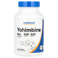 <img alt="Nutricost, Yohimbine, 5 mg, 240 Capsules" title="Nutricost, Yohimbine, 5 mg, 240 Capsules,"