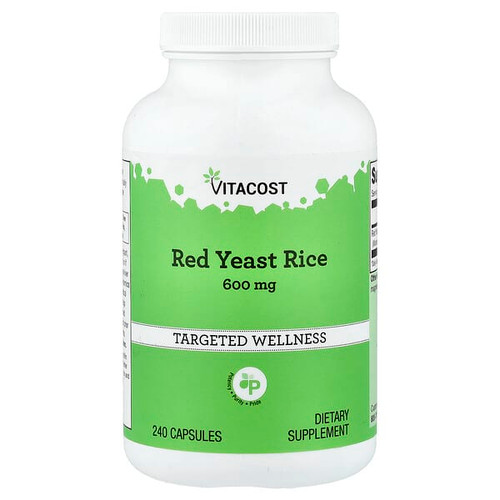 <img alt="Vitacost, Red Yeast Rice, 600 mg, 240 Capsules" title="Vitacost, Red Yeast Rice, 600 mg, 240 Capsules,"