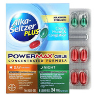 <img alt="Alka-Seltzer Plus, Cough Mucus & Congestion PowerMax Gels, Maximum Strength, Day & Night, 24 Liquid Gels" title="Alka-Seltzer Plus, Cough Mucus & Congestion PowerMax Gels, Maximum Strength, Day & Night, 24 Liquid Gels,"