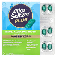 <img alt="Alka-Seltzer Plus, PowerMax Gels, Sinus, Allergy & Cough, Maximum Strength, 24 Liquid Gels" title="Alka-Seltzer Plus, PowerMax Gels, Sinus, Allergy & Cough, Maximum Strength, 24 Liquid Gels,"