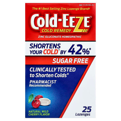 <img alt="Cold Eeze, Cold Remedy, Zinc Gluconate Homeopathic, Natural Wild Cherry, 25 Lozenges" title="Cold Eeze, Cold Remedy, Zinc Gluconate Homeopathic, Natural Wild Cherry, 25 Lozenges,"